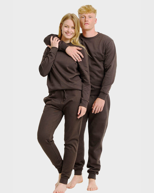 Brown Christmas Sweatset for Men