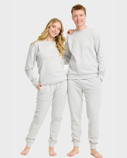 Gray Women's Sweatset for Cozy Holiday Vibes