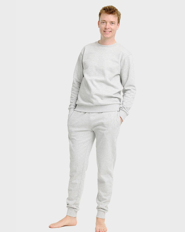 Gray Christmas Sweatset for Men