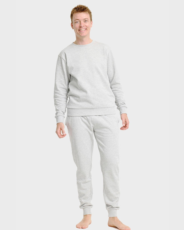 Gray Christmas Sweatset for Men