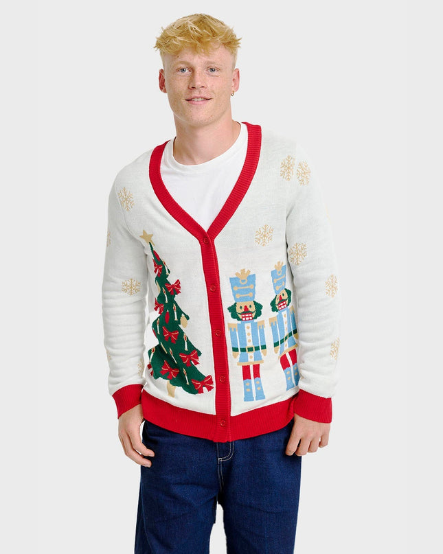 Men's Nutcracker Christmas Cardigan