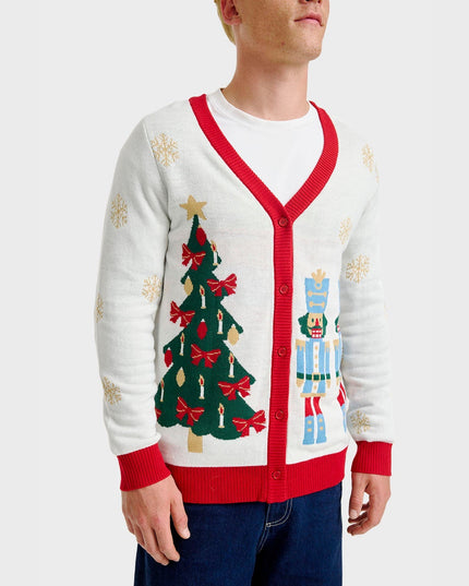 Nutcracker Christmas Cardigan for Men