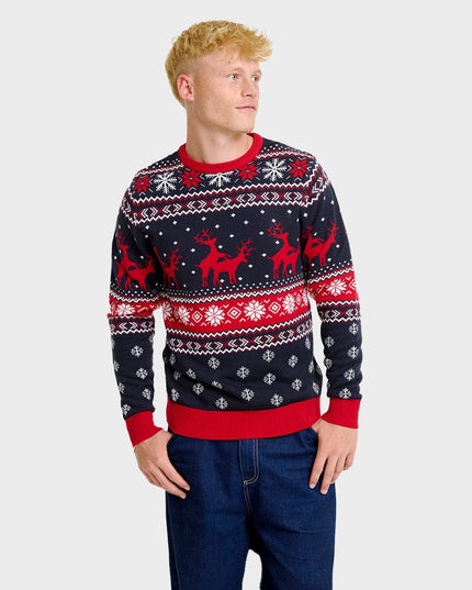 Cheeky Reindeer Christmas Sweater for Men