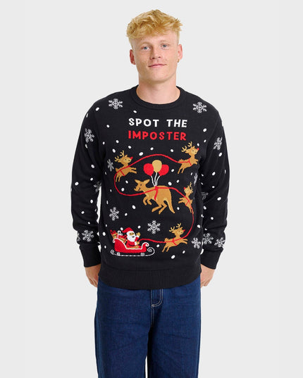 Imposter Christmas Sweater for Men - Festive and Warm Apparel