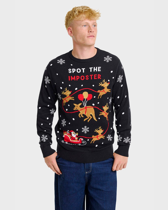 Imposter Christmas Sweater for Men - Festive and Warm Apparel