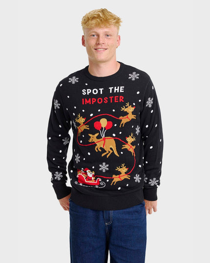 Imposter Christmas Sweater for Men - Festive and Warm Apparel