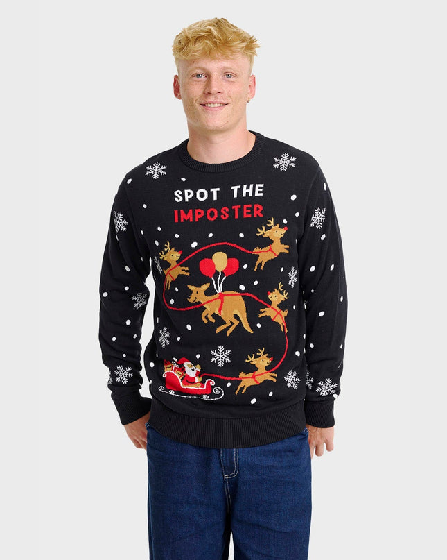 Imposter Christmas Sweater for Men - Festive and Warm Apparel