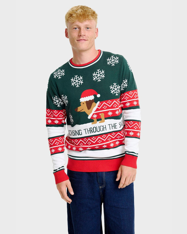 Dashing Around Christmas Sweater - Men