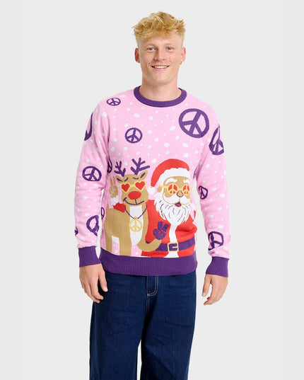 Hippie Christmas Sweater for Men