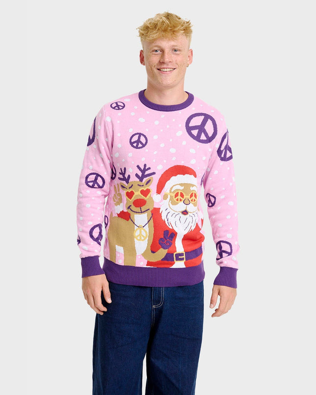 Hippie Christmas Sweater for Men