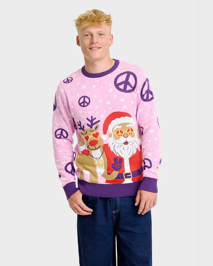 Hippie Christmas Sweater for Men