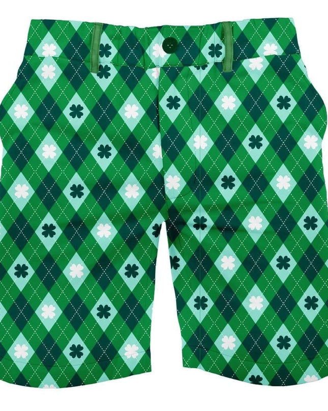 Men's Argyle Clover Shorts