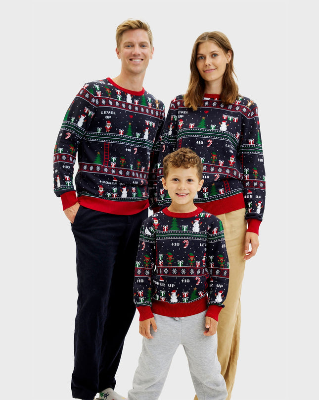 Vintage Gamer Christmas Sweater - Men