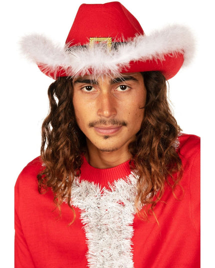 Ho Ho Howdy Santa Hat