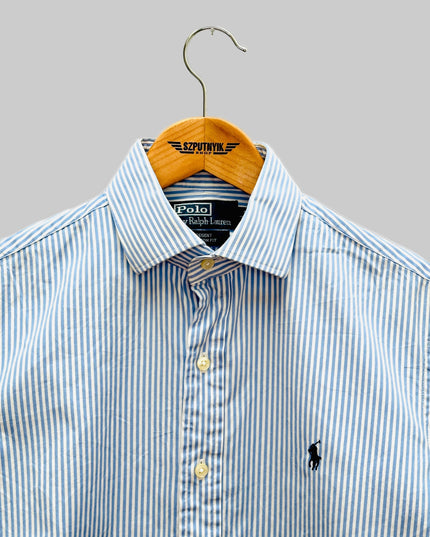 Vintage Reworked Shirt - Striped Crop III