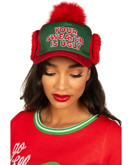 Ugly Christmas Sweater Hat