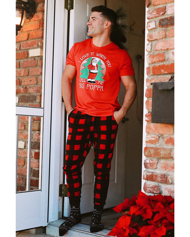 Men's Lumberjack Jogger Sweatpants