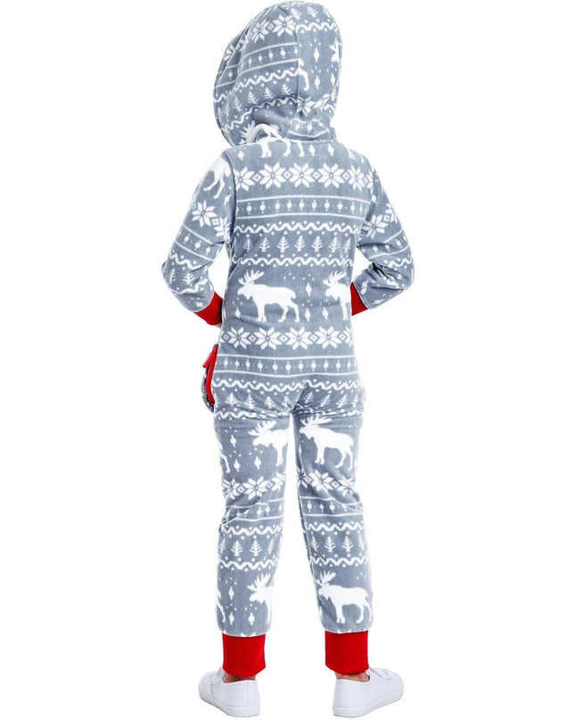 Boy's / Girl's Grey Moose Jumpsuit