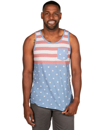 Men's Faded Flag Tank Top