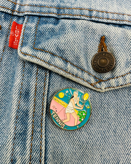 Tennis Pin for Family Christmas Fun