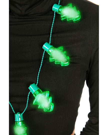Light Up Christmas Tree Necklace