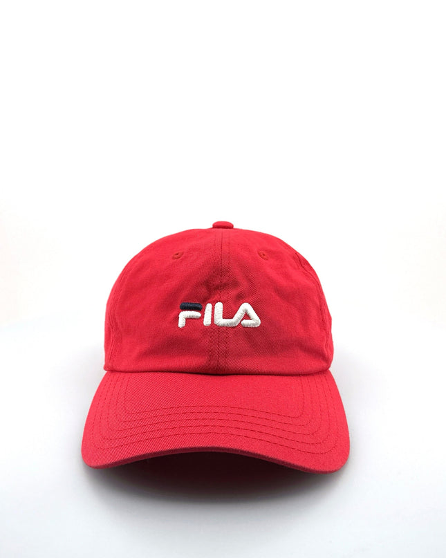Fila Red Vintage Baseball Cap miehille