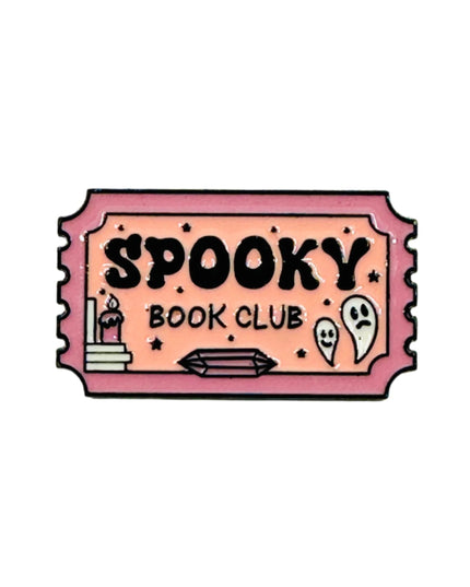 Spooky Book Club Pin - Ideal for Halloween Collectors