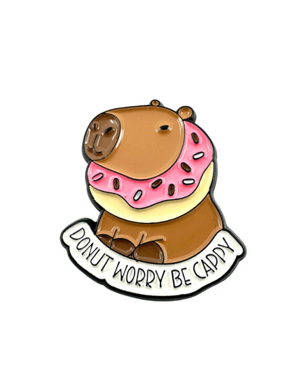 Capybara II Pin Badge | Tags: Accessories