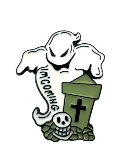 Ghost II Pin - Classic Spooky Accessory for Halloween