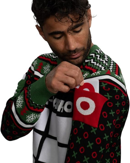 Tic Tac Ho Festive Gamewear Ugly Christmas Sweater