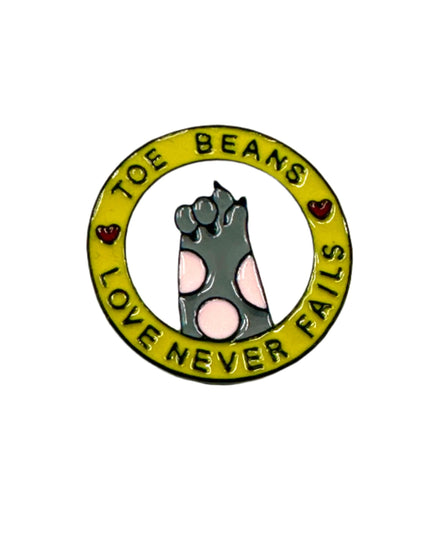 Toe Beans Pin - Cute Accessory for Cat Fans