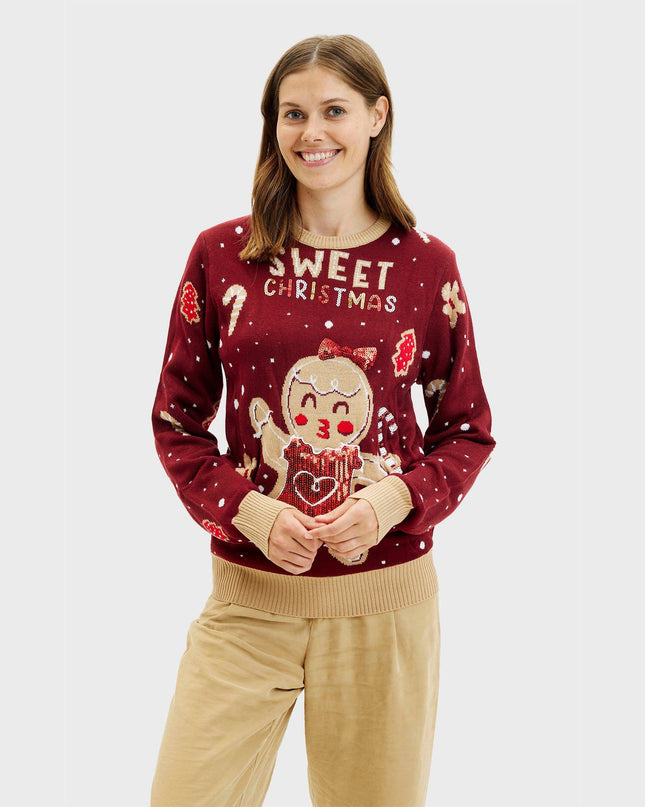 Cute Cookie Christmas Sweater for Women
