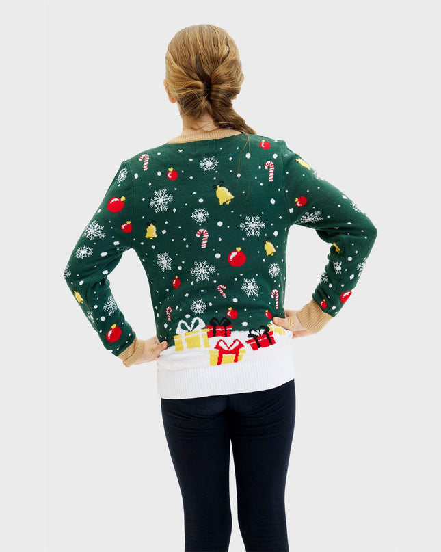 Santa Christmas Star LED Sweater for Kids
