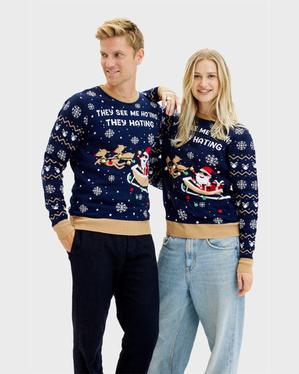 Light-Up They See Me Ho'ing Sweater for Men