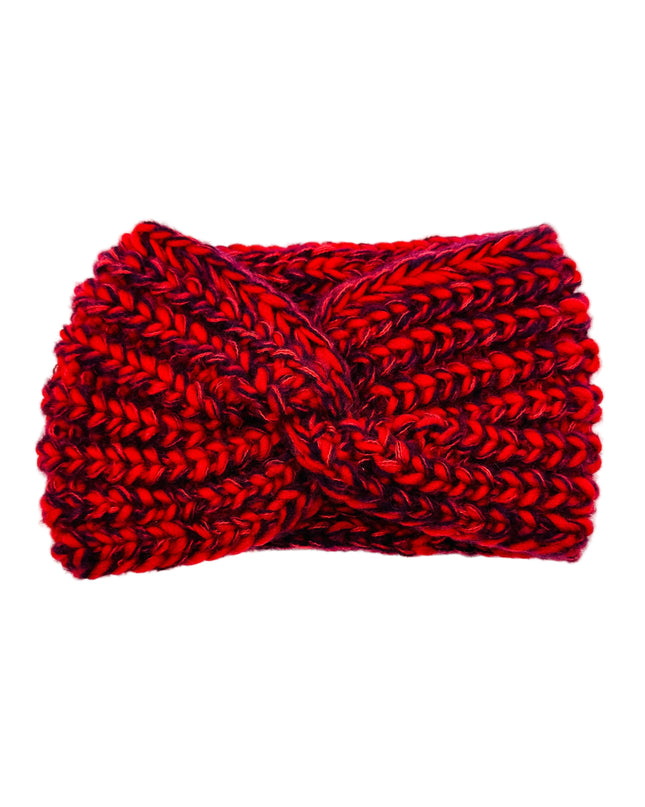 Striped Design I Knitted Headband - Holiday Style