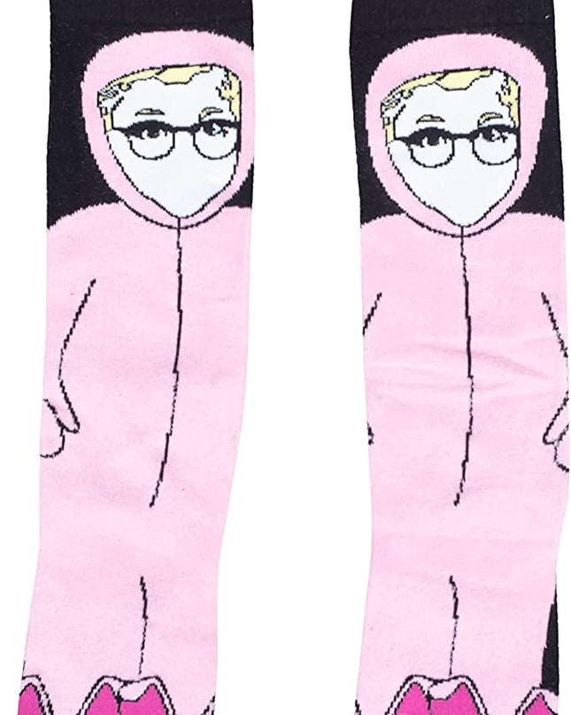 A Christmas Story Pink Bunny Socks with 3D Ears