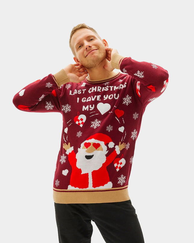 Christmas Sweater for Men "Last Christmas I Gave My Heart"