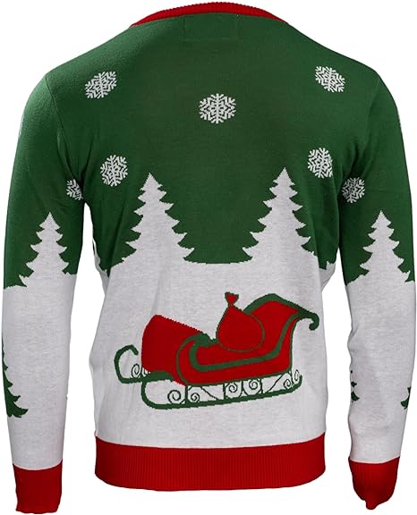 Special Delivery Santa Claus 3D Gift Ugly Christmas Sweater