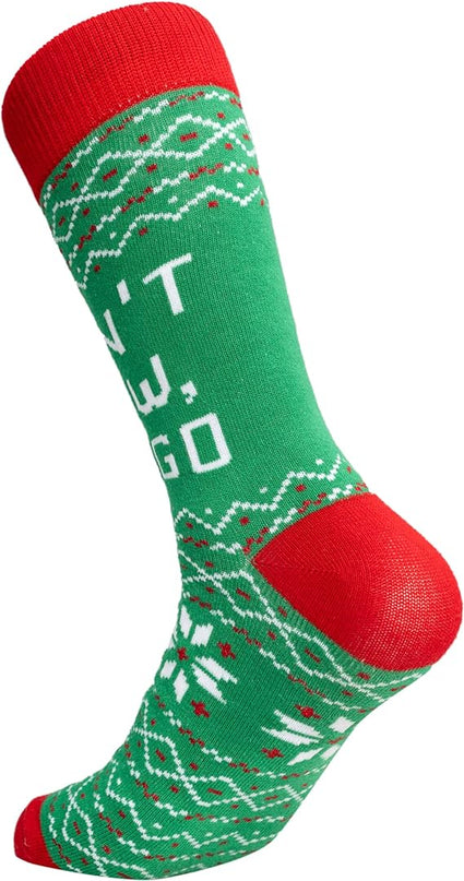 Agent Todd and Margo Christmas Vacation Green Unisex Socks