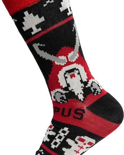 Krampus Holiday Cheer Ugly Christmas Socks