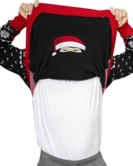 Ask Me About My Ninja Disguise Christmas Sweater