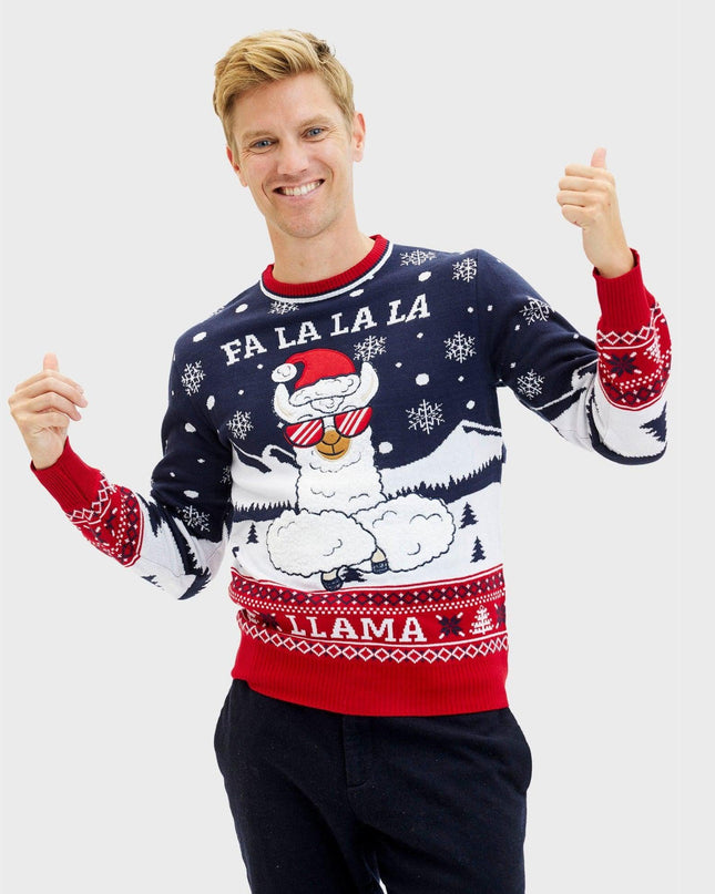 Fa La La La Llama Sweater for Men - Bestsellers
