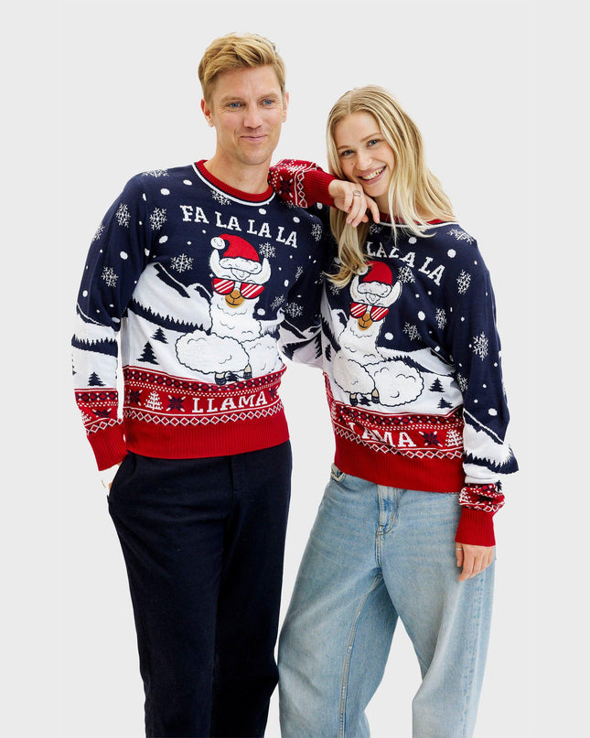 Fa La La La Llama Sweater - Women