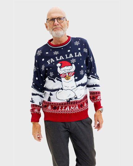 Fa La La La Llama Sweater for Men - Bestsellers