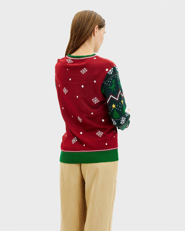 Tree-REX Christmas Sweater for Women