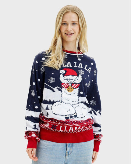 Fa La La La Llama Sweater - Women