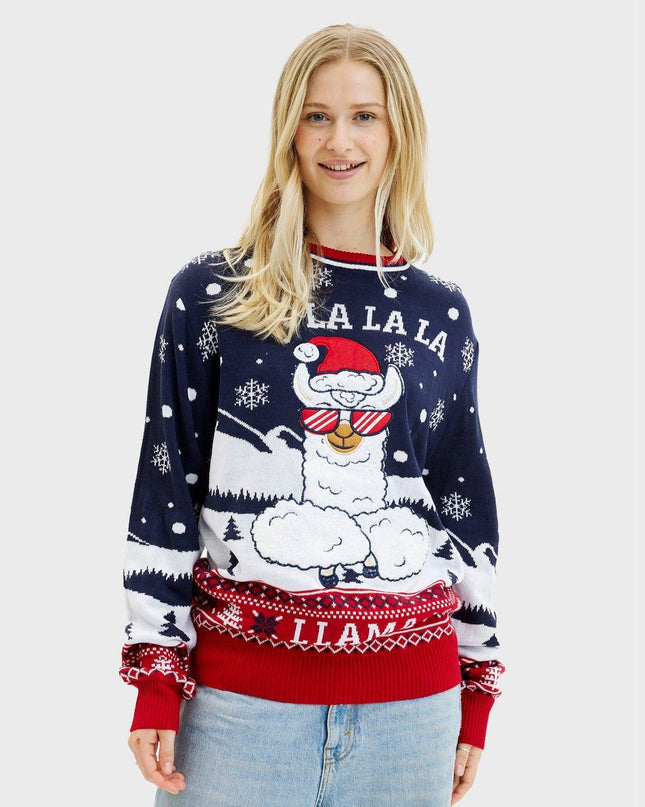 Fa La La La Llama Sweater - Women
