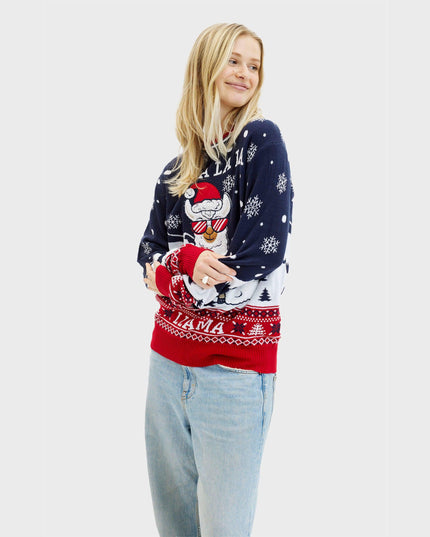 Fa La La La Llama Sweater - Women