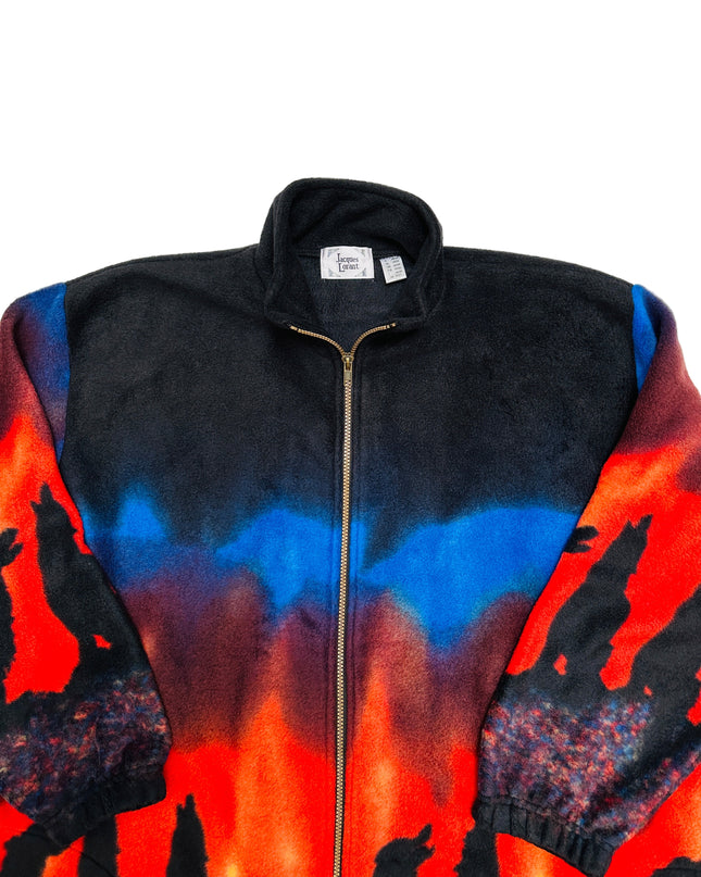 Vintage Sweater - Fiery Wolves | Christmas Apparel