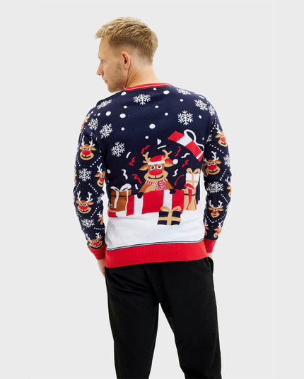 Bringing Christmas Gifts Sweater - Men
